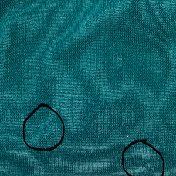 CLASSIQUES Vintage 80’s Pure Wool Pullover Green Sweater Women’s Size XL - Picture 6 of 8